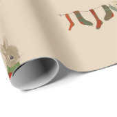 Rabbit Peter christmas Wrapping Paper Cadeaupapier (Rol Hoek)