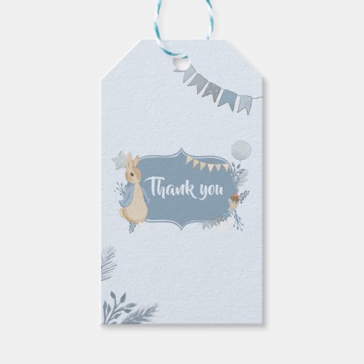 Rabbit Peter Gift Labels Cadeaulabel (Voorkant)