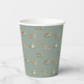 Rabbit Peter herfst Paper Cups Papieren Bekers (Voorkant)