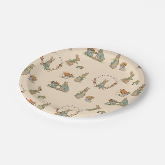 Rabbit Peter herfst party Paper Borden Papieren Bordje (Gekanteld)