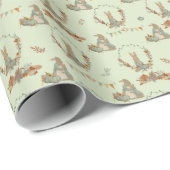Rabbit Peter herfst Wrapping Cadeaupapier (Rol Hoek)