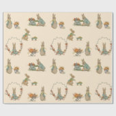 Rabbit Peter herfst Wrapping Paper Cadeaupapier (Vlak)