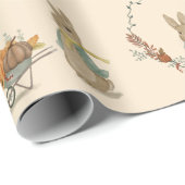 Rabbit Peter herfst Wrapping Paper Cadeaupapier (Rol Hoek)