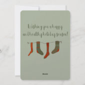 Rabbit Peter Kerstfeestay Card Feestdagenkaart (Achterkant)