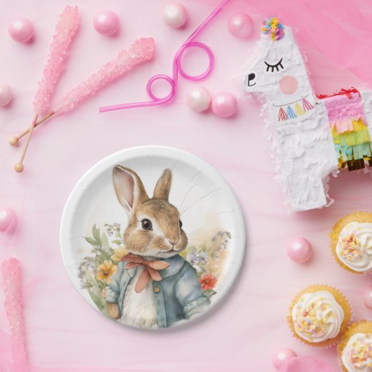 Rabbit Peter Papieren Bordje (Feest)