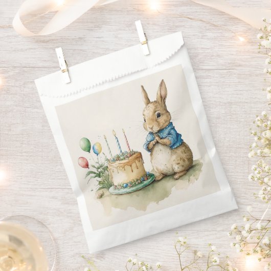 Rabbit Peter party Favor Bag Bedankzakje (Geknipt)