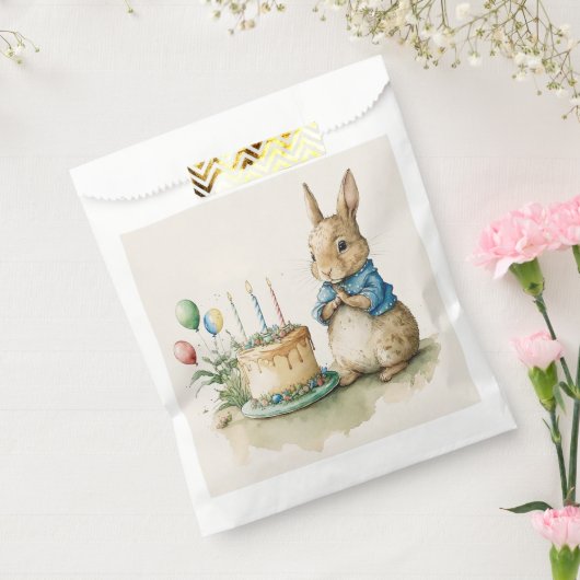 Rabbit Peter party Favor Bag Bedankzakje (Gezegeld)