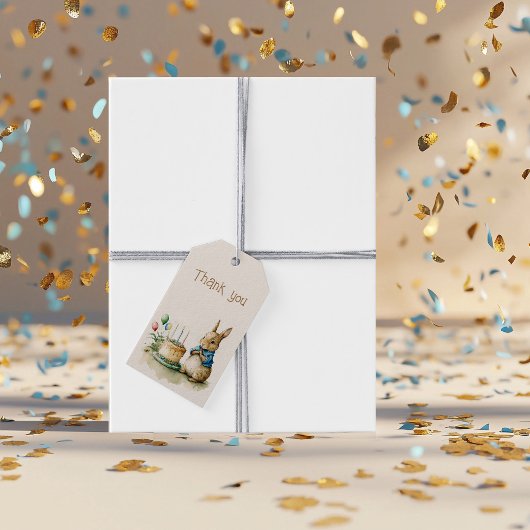 Rabbit Peter party Gift Labels Cadeaulabel