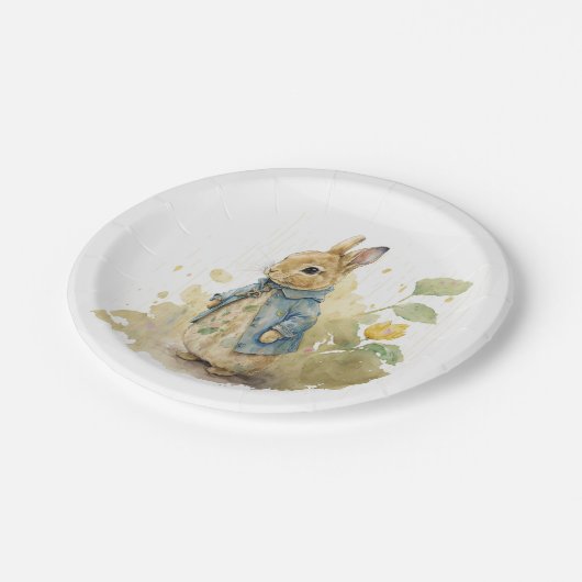 Rabbit Peter party Paper Borden Papieren Bordje (Gekanteld)