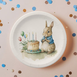 Rabbit Peter party Paper Borden Papieren Bordje