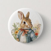 Rabbit Peter Ronde Button 5,7 Cm (Voorkant)