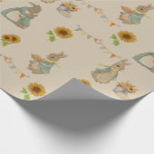 Rabbit Peter Thanksgiving Wrapping Paper Cadeaupapier (Hoek)