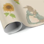 Rabbit Peter Thanksgiving Wrapping Paper Cadeaupapier (Rol Hoek)