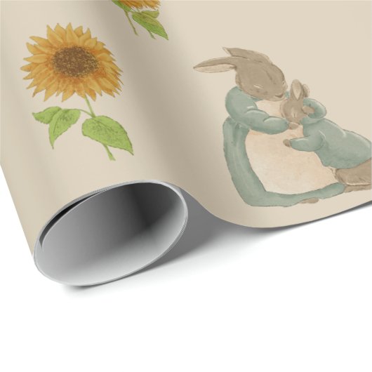 Rabbit Peter Thanksgiving Wrapping Paper Cadeaupapier (Rol Hoek)