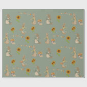 Rabbit Peter Thanksgiving Wrapping Paper Cadeaupapier (Vlak)