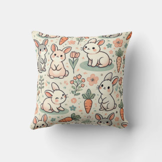 Rabbit Pillow Kussen