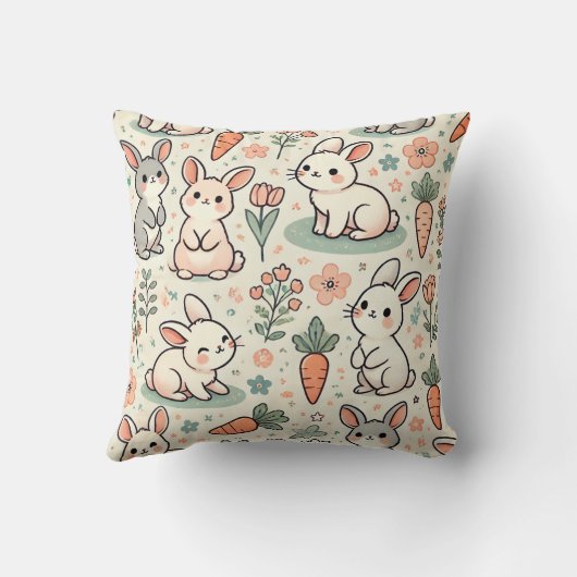 Rabbit Pillow Kussen (Achterkant)