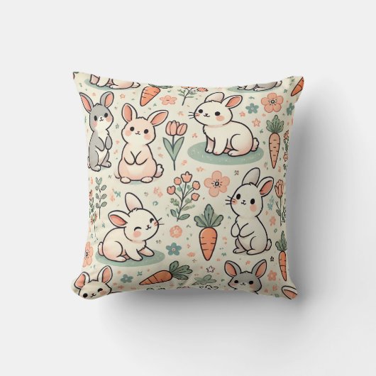 Rabbit Pillow Kussen (Voorkant)