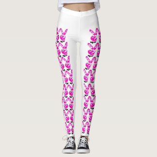 rabbit pink leggings