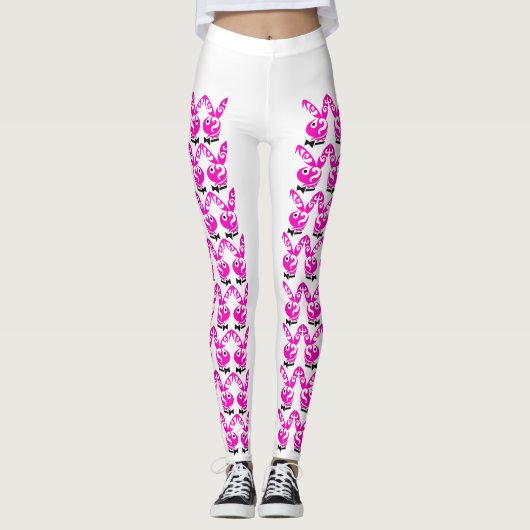 rabbit pink leggings (Voorkant)
