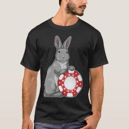 Rabbit Poker Poker chips T-shirt
