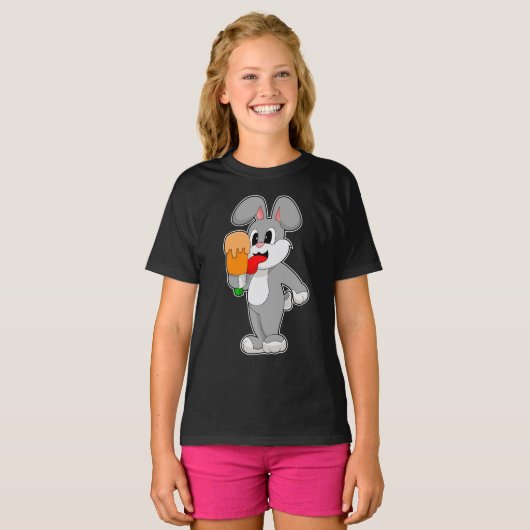Rabbit Popsicle T-shirt (Voorkant volledig)