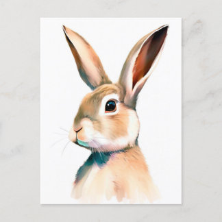 Rabbit Portrait 025 Briefkaart