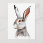 Rabbit Portrait 026 Briefkaart (Voorkant)