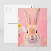 Rabbit Portrait 088 Briefkaart (Voorkant / Achterkant)