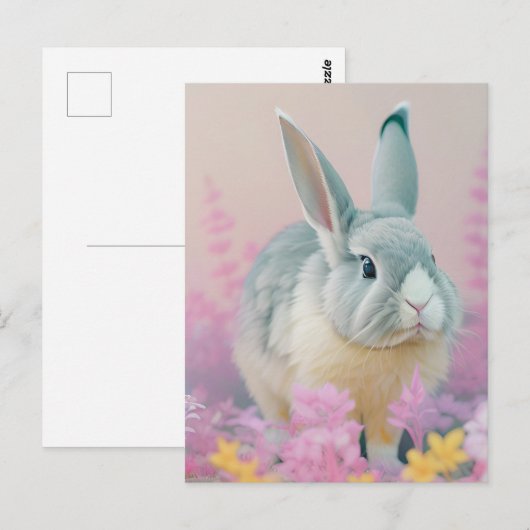 Rabbit Portrait 107 Briefkaart (Voorkant / Achterkant)