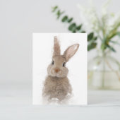 Rabbit Portrait 40 Briefkaart (Staand voorkant)