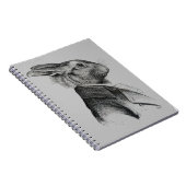 Rabbit Portret Profile Notitieboek (Rechterzijde)