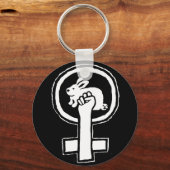 Rabbit Power. Officiële Susan Ash-Lee Products Sleutelhanger (Voorkant)