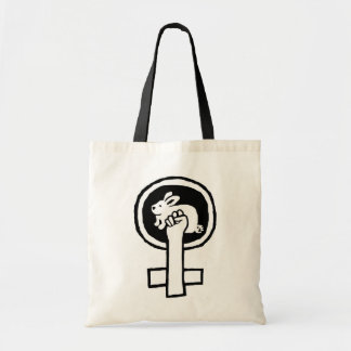 Rabbit Power. Officiële Susan Ash-Lee Products Tote Bag