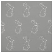 Rabbit Print Fabric Stof (Swatch)