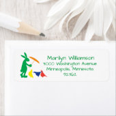 Rabbit & Quail Return Address Label (Insitu)