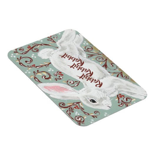 Rabbit Rabbit Maandelijkse Good Luck Reminder Magneet (Rechterzijde)