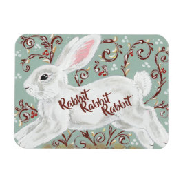Rabbit Rabbit Maandelijkse Good Luck Reminder Magneet