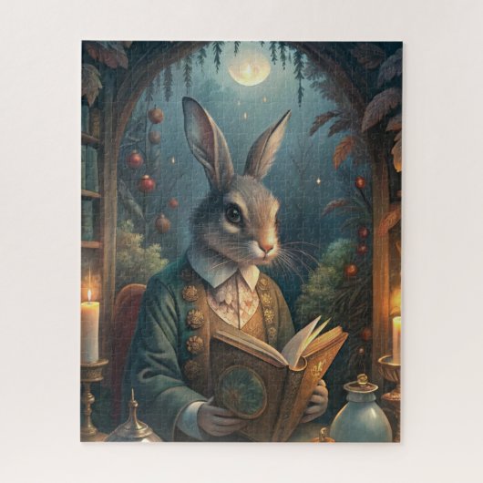 Rabbit Reading Legpuzzel (Verticaal)