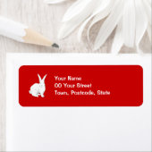 Rabbit Red Return Label (Insitu)