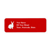 Rabbit Red Return Label (Voorkant)