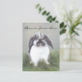 Rabbit Rescue Briefkaart (Staand voorkant)