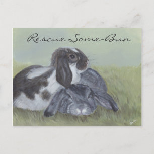 Rabbit Rescue Card Briefkaart