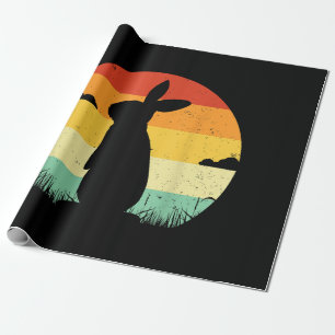 Rabbit Retro 80s Style Bunny Lover Cadeaupapier