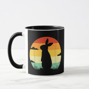 Rabbit Retro 80s Style Bunny Lover Mok