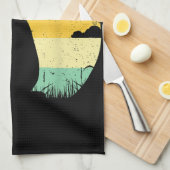 Rabbit Retro 80s Style Bunny Lover Theedoek (Quarter Fold)