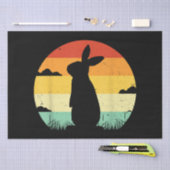 Rabbit Retro  80s Style Bunny Lover Tissuepapier (Craft)