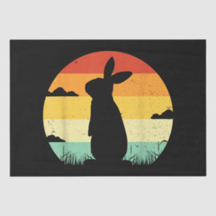 Rabbit Retro  80s Style Bunny Lover Tissuepapier