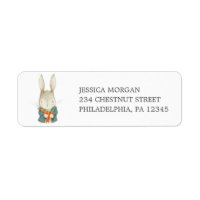  Rabbit Return Address Label