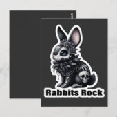 Rabbit Rock Briefkaart (Voorkant / Achterkant)